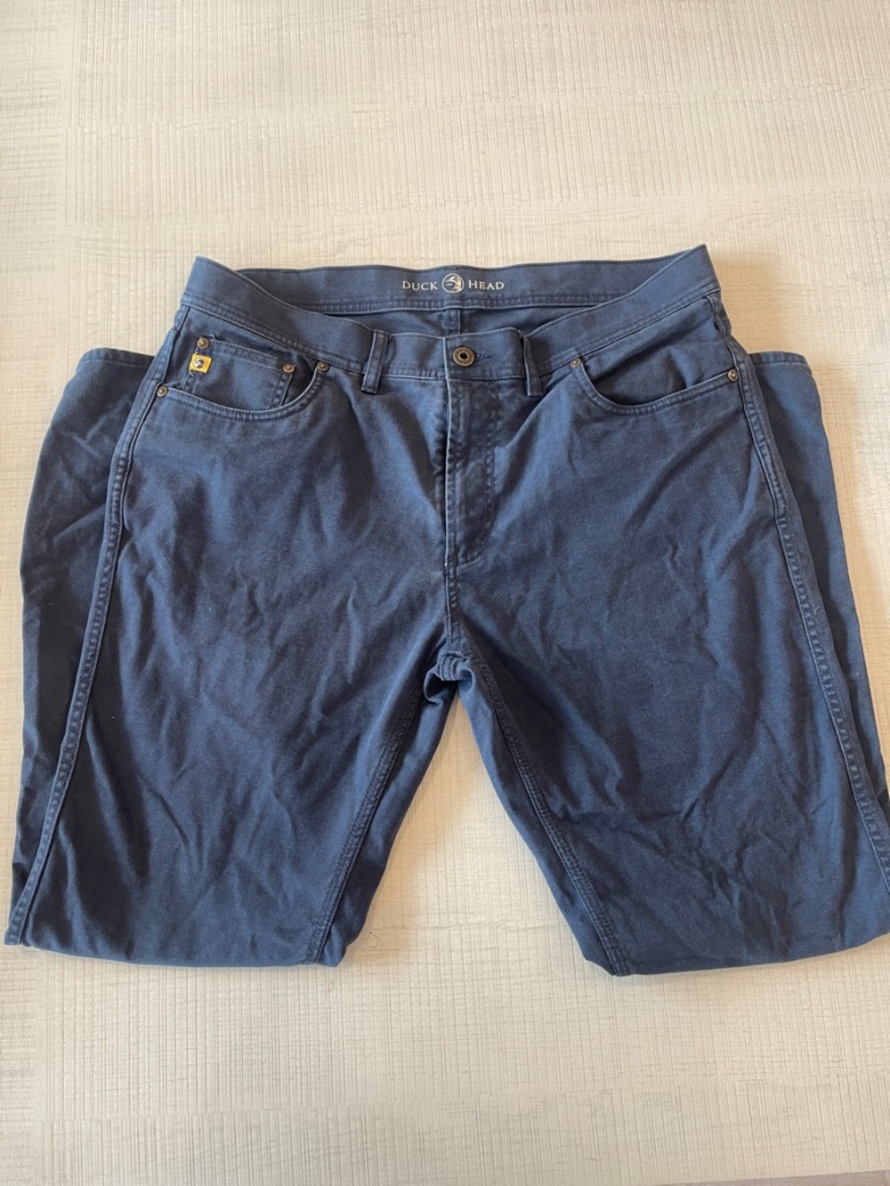 Duck Head Men's Dark Blue Straight Jeans